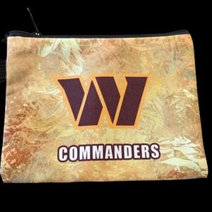 Washington Commanders Zip Pouch | Small Wallet Bag Charm (5.5" x 4")
